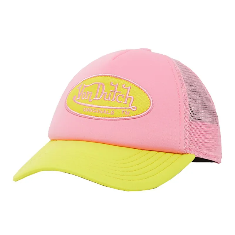 Von Dutch Originals Trucker Cap Tampa pink/yellow