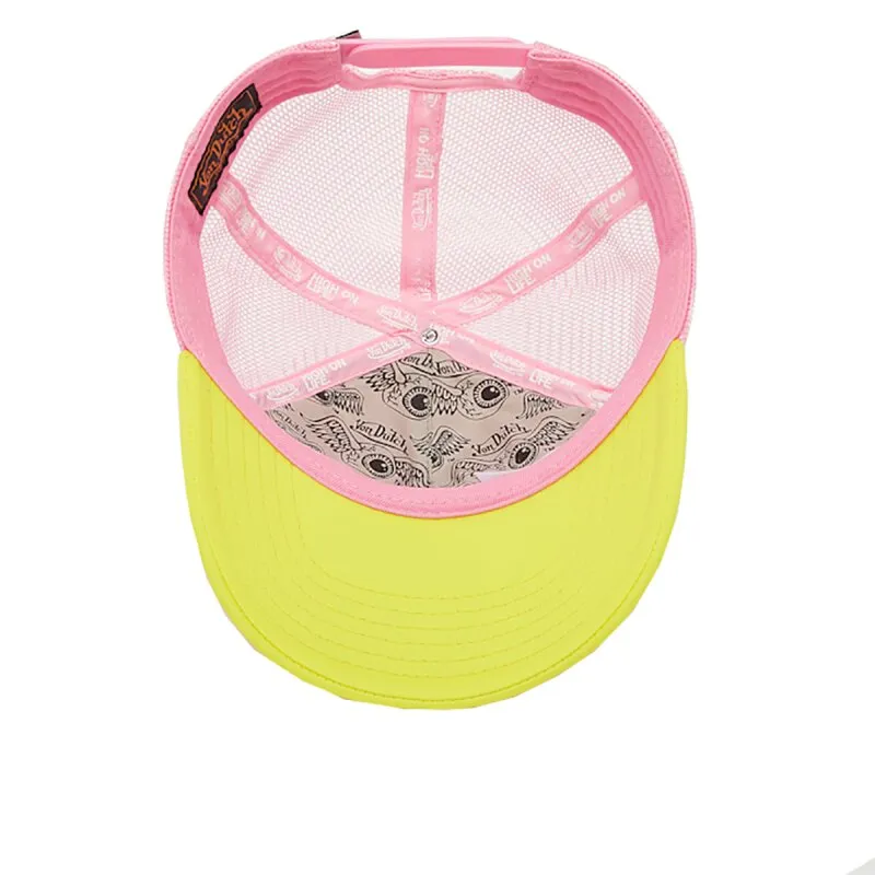 Von Dutch Originals Trucker Cap Tampa pink/yellow